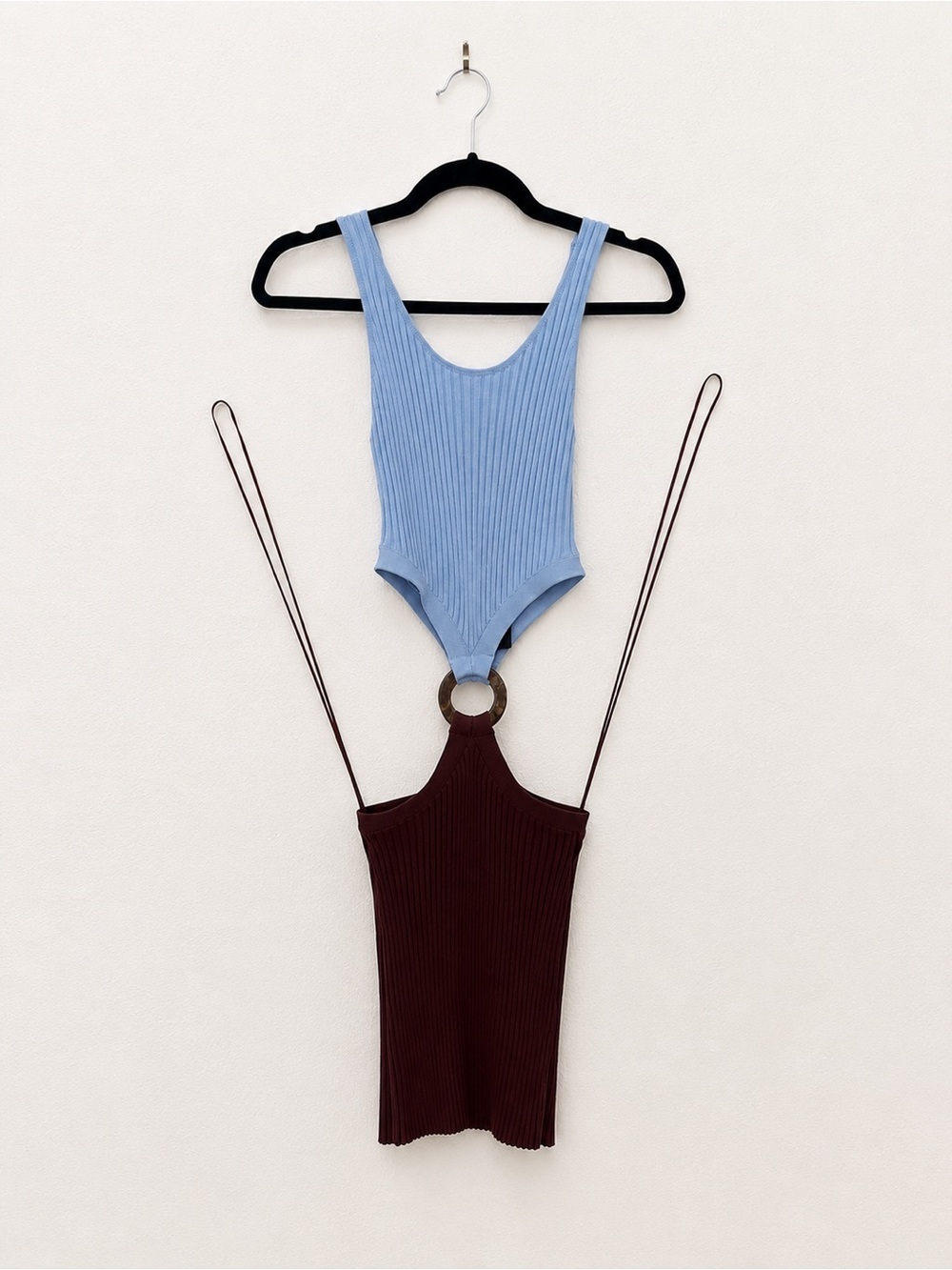 Fashion Nova Colorblock Cutout Mini Dress in Blue Brown | SMALL - NWT - Picture 4 of 4